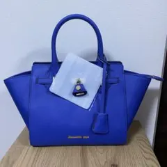 【新品未使用】SamanthaVega 2WAYショルダーハンドバッグ 青ブルー