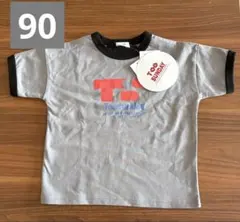 しまむら too sunday といくん Tシャツ 90 半袖 グレーのサムネイル