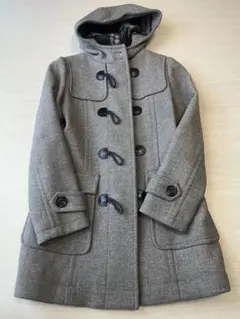 バーバリーブルーレーベル ダッフルコート ノバチェック フード 40