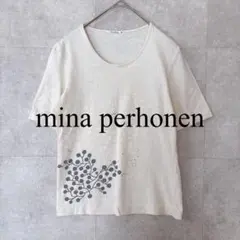 美品　minä perhonen 半袖Tシャツ 2026年最新】mina perhonen レディース 半袖(Tシャツ) Tシャツ