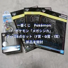 一番くじ ポケモン メガシンカ メガルカリオ グラス タオル ラバーチャーム