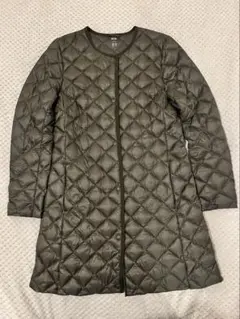 UNIQLO ウルトラライトダウン ロング丈 ノーカラー