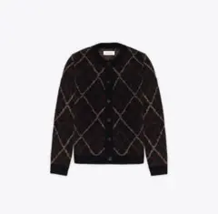 ERNEST W. BAKER CHECK CARDIGAN M