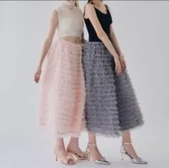 Ballerina drawstring ribbon skirt - メルカリ
