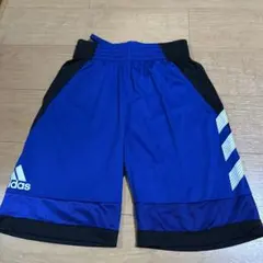 adidas バスケットボールパンツ ブルー ブラックMサイズのサムネイル