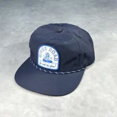 新品 RIVER ROAD ワッペン ロープ キャップ 帽子 ネイビー 男女兼用のサムネイル