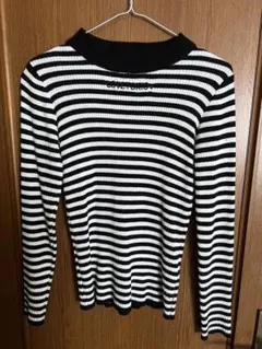 Lovetoxic（ラブトキシック）　ボーダーリブニット　キッズ　ジュニア　L