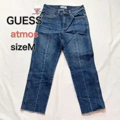 【未使用】GUESS×atmosのテーパードデニム　お洒落なカットオフアンクル丈のサムネイル