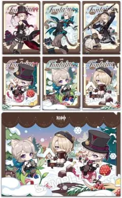 原神 ローソン コラボ クリアファイル 全7種 コンプリートセット