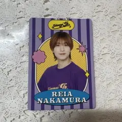 中村嶺亜 プロフィールカード 7MEN侍 KEY TO LIT