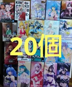 ■美少女フィギュア20個 アルベド/ロキシー/片桐奈々瀬/畔美岬/猫猫/等① □美少女フィギュア20個 アルベド/ロキシー/片桐奈々瀬/畔美岬/猫猫/等