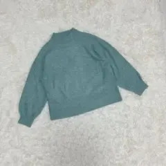【chocol raffine robe】ハイネックニット F ライトグリーンのサムネイル