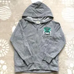 TRAIN GARAGE 新幹線 はやぶさ 長袖 パーカー 120 グレー