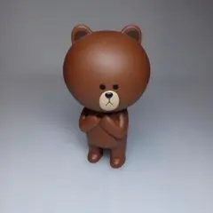 LINEキャラクターフィギュア　クマさん 縦約１３cm横約７、５cm自立します
