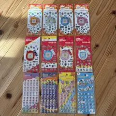 セリア　たまごっち　キラキラシール　プチプチシール　12枚セット　まとめ売り