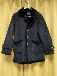 Roushatte ボアコート　フェイクムートン　ブラック　　Mサイズ
