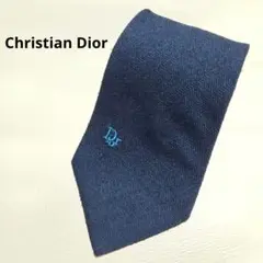 【美品】Christian Dior ディオール 刺繍 ネイビー シンプルのサムネイル