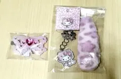 サンリオ　チャーミーキティ　ギャルネコ　ストラップ＆シークレットヘアクリップ