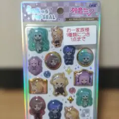 正規品 初音ミク うるちゅるポップシール はんなり