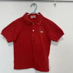 ミキハウス ポロシャツ 120 レッド