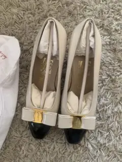 【未使用級！】Ferragamo 裏張り済み フェラガモパンプスハイヒール