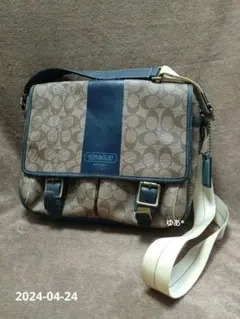 COACH コーチ メッセンジャーバッグ シグネチャー