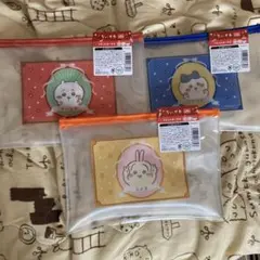 ちいかわフラットポーチ2、3個セット