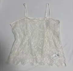 ホワイト レース キャミソール※最終お値下げとさせていただきます。