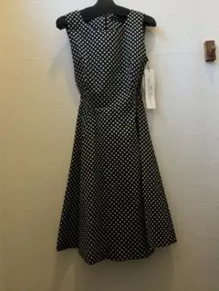 DAMA 水玉　ノースリーブワンピース　9号　新品　タグ付