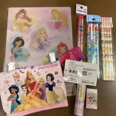 ディズニープリンセス ポケットポーチなど　まとめ売り　女の子　文房具