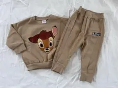 新品未使用 バンビ裏起毛セトア