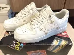 ナイキ ウィメンズエアフォース1'07LXセイル／ゴールド