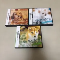 ニンテンドーDSソフト nintendogs 3本セットのサムネイル