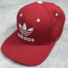 美品 アディダス 赤×緑 キャップ ワンサイズ 調整可能