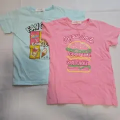 キッズ Tシャツ 2枚セット 120cm 女の子