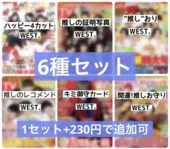 WEST. 年末年始TV誌付録セット