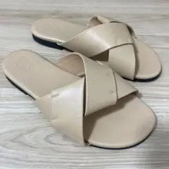 極美品！Ray BEAMS RBS / ツイスト サンダル日本製 本革 38