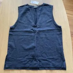 studio clip 綿麻スラブ調ベスト