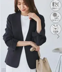 新品＊セレモニー ジャケット/ロペピクニック 40 ネイビー