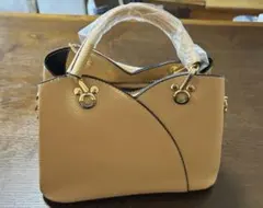 ピンクベージュ　ショルダーバッグ