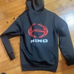 HINO フード付きパーカー Mサイズ 黒