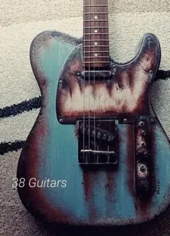 38Guitars テレキャスター TL Rust Blue レリック 錆加工のサムネイル
