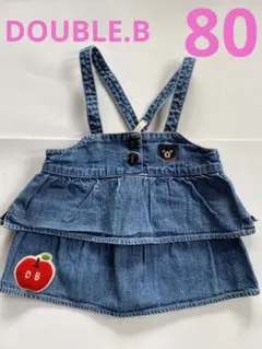 DOUBLE.B デニムフリルスカート　80のサムネイル