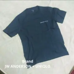 JW ANDERSON - UNIQLO ブラック Tシャツ Lサイズ