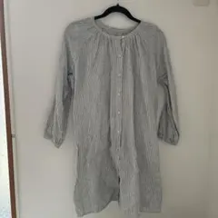 fog linen work チュニック丈ラウンドネックシャツのサムネイル