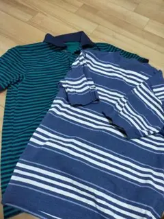 ユニクロ　ポロシャツ＆Tシャツ　ボーダー