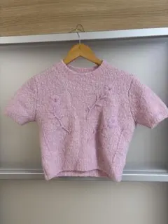 フラワー ニット