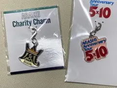 ARASHI 5×10 会場限定チャーム　ピンク&チャリティチャーム　嵐