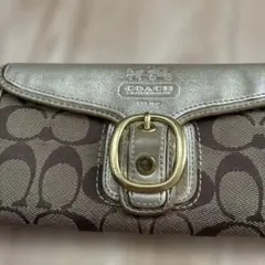 COACH シグネチャー フラップ長財布のサムネイル
