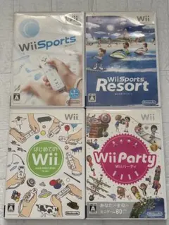 ⭐️24時間以内発送⭐️ Wiiソフトまとめ売り　4本セット　スポーツ　パーティ